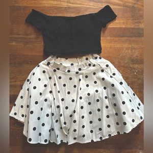 Two-piece homecoming dress